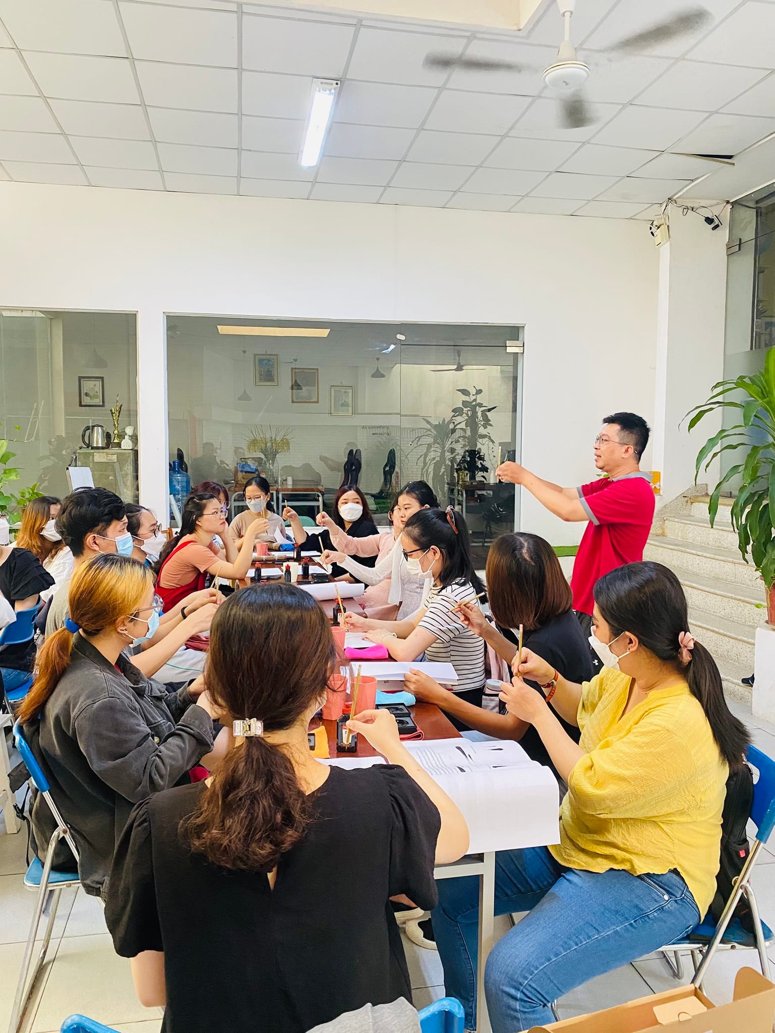 Khoá học thư pháp Việt 1 kèm 1